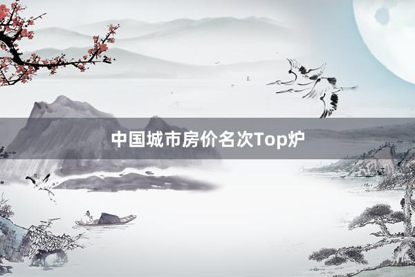 中国城市房价名次Top炉